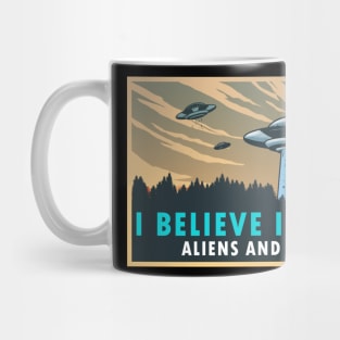 I BELIEVE IN UFO Mug